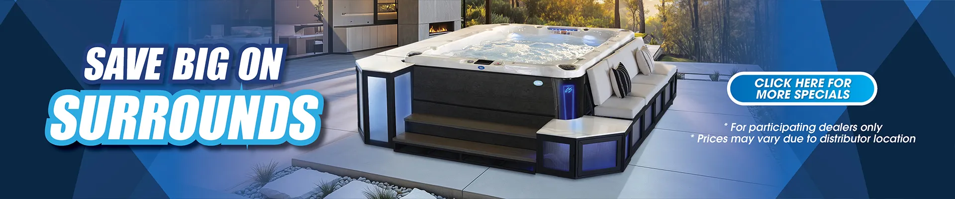 Calspas hot tub being used in a family setting - Lawrence